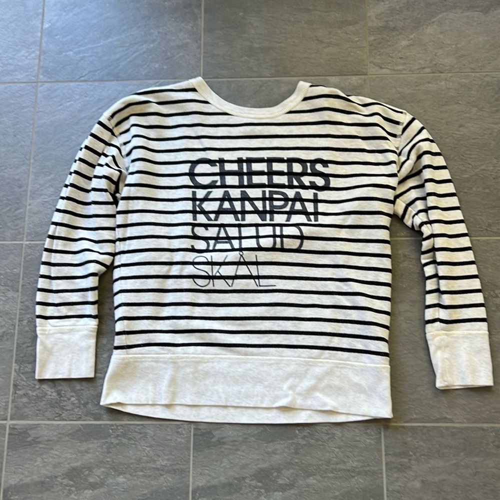 Perfect New Years J Crew Sweatshirt